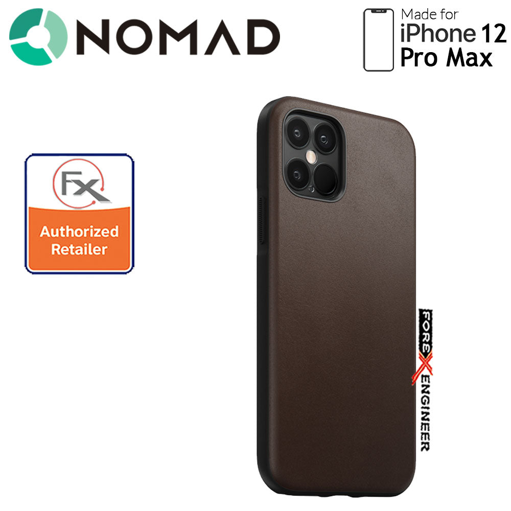 Nomad Rugged Case for iPhone 12 Pro Max 6.7" ( Rustic Brown ) ( Barcode : 856500019253)