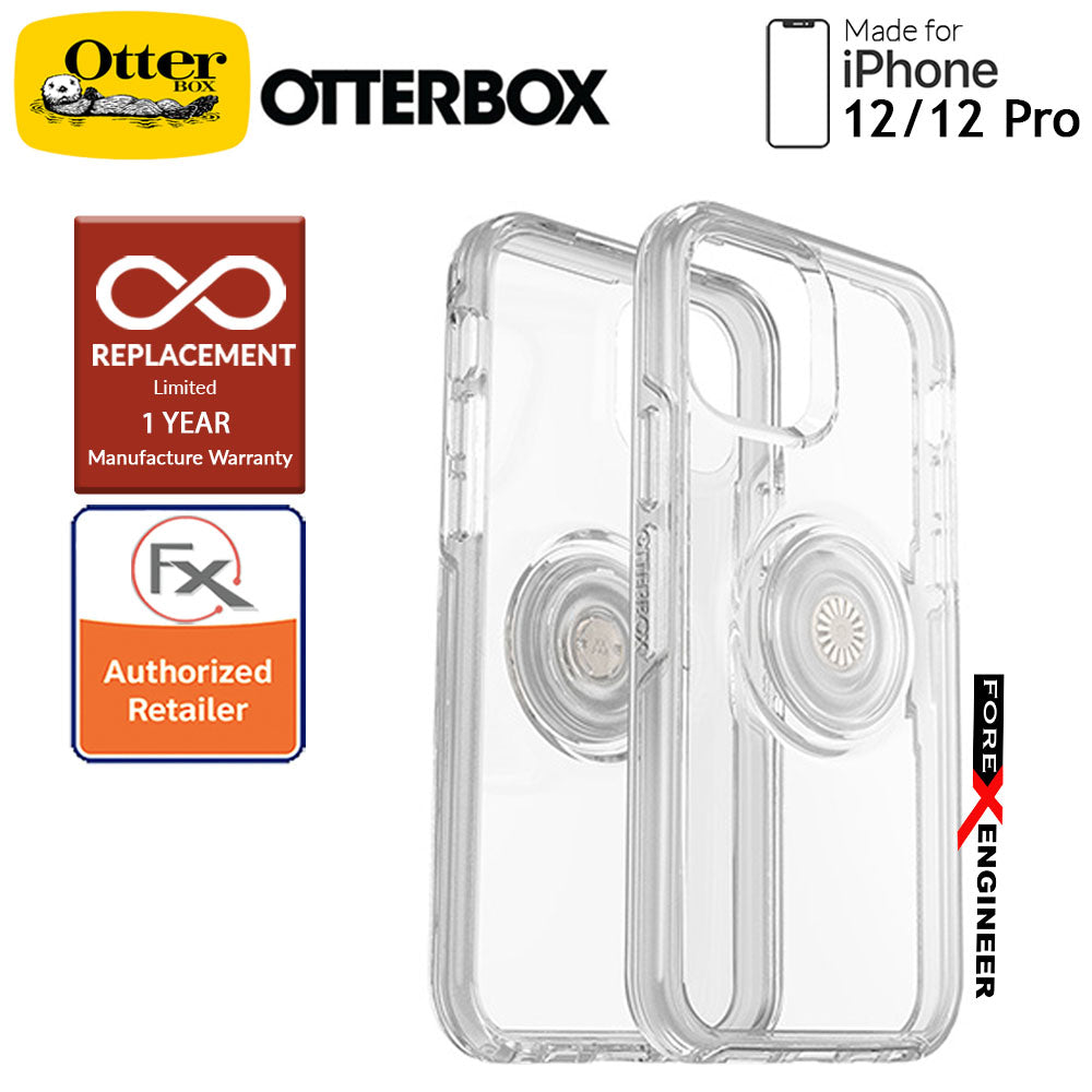 OTTER + POP Symmetry Clear for iPhone 12 - iPhone 12 Pro 5G 6.1" - Clear (Barcode : 840104219942 )