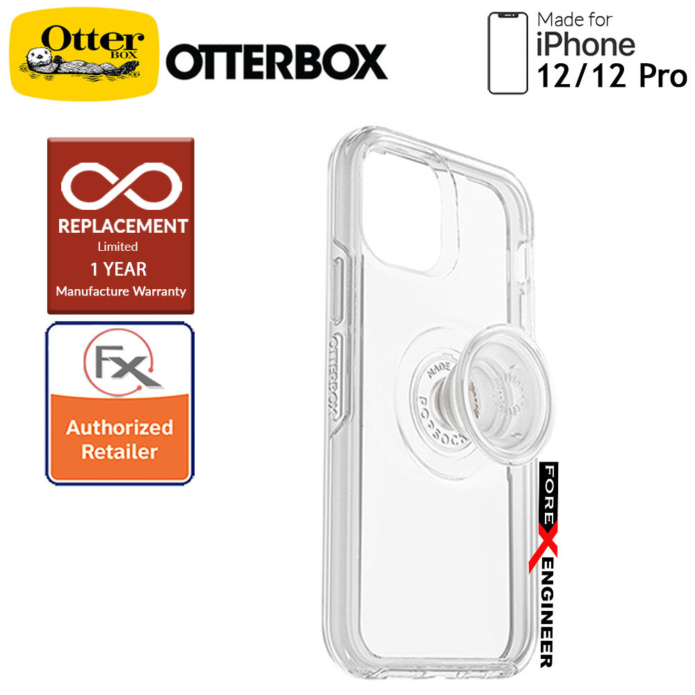 OTTER + POP Symmetry Clear for iPhone 12 - iPhone 12 Pro 5G 6.1" - Clear (Barcode : 840104219942 )