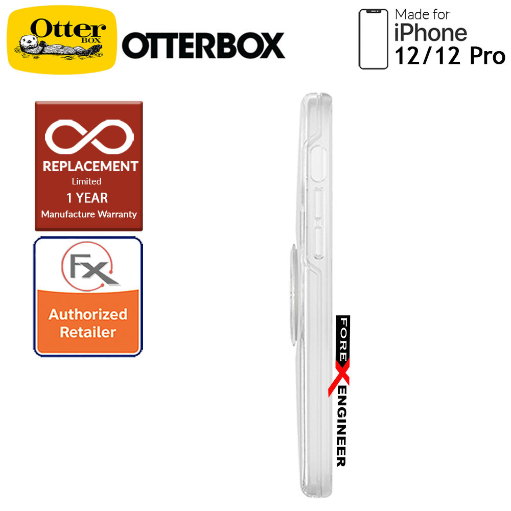 OTTER + POP Symmetry Clear for iPhone 12 - iPhone 12 Pro 5G 6.1" - Clear (Barcode : 840104219942 )