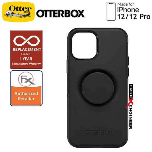 OTTER + POP Symmetry for iPhone 12 - iPhone 12 Pro 5G 6.1" - Black (Barcode : 840104216033 )