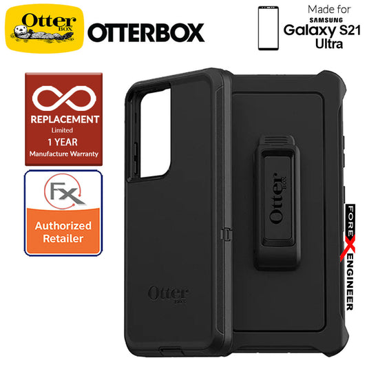 OtterBox Defender for  Samsung Galaxy S21 Ultra 5G -  Black (Barcode : 840104239384 )
