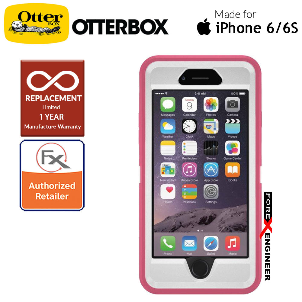 OtterBox Defender Series for iPhone 6 - 6s ( Hibiscus Frost ) ( Barcode : 660543383260 )