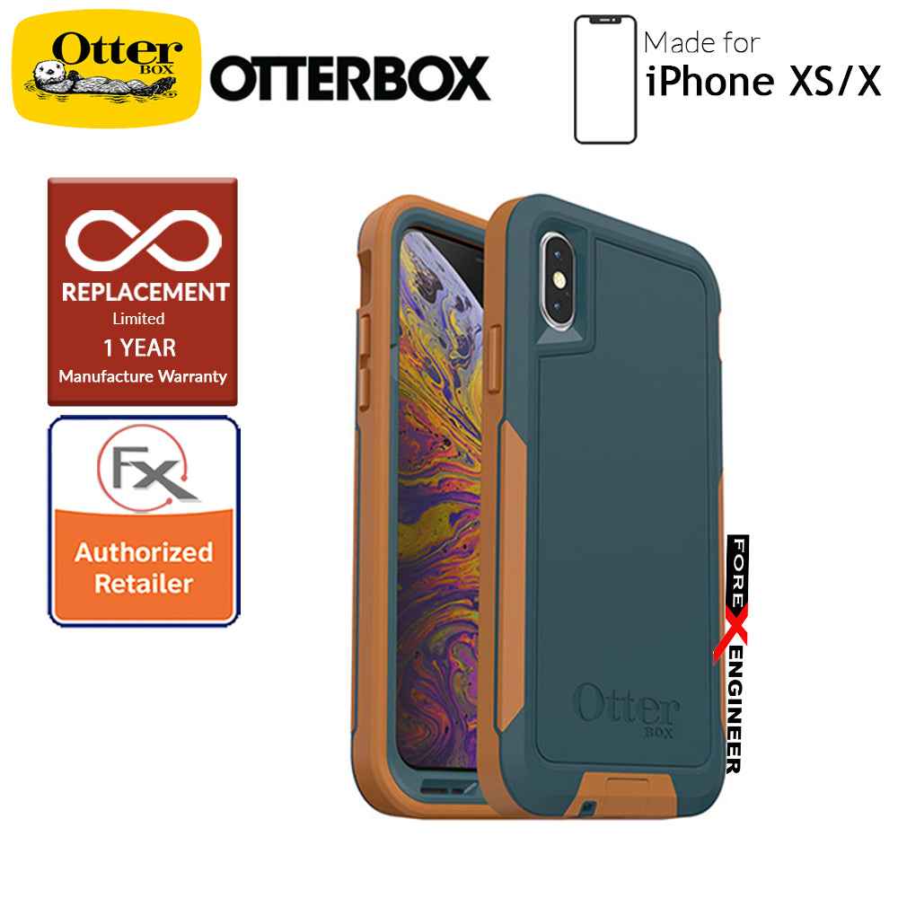 OtterBox Pursuit for iPhone Xs - X - Ultra thin ShockProof & DustProof Protection ( Autumn Lake ) ( Barcode: 660543470007 )