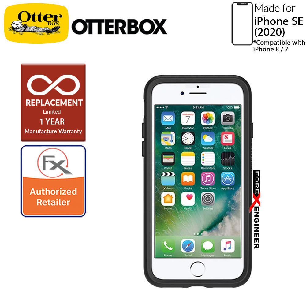 OtterBox Symmetry for iPhone SE 2nd Gen ( 2020 ) Compatible with iPhone 8 - 7 - Black Color ( Barcode: 660543425793 )