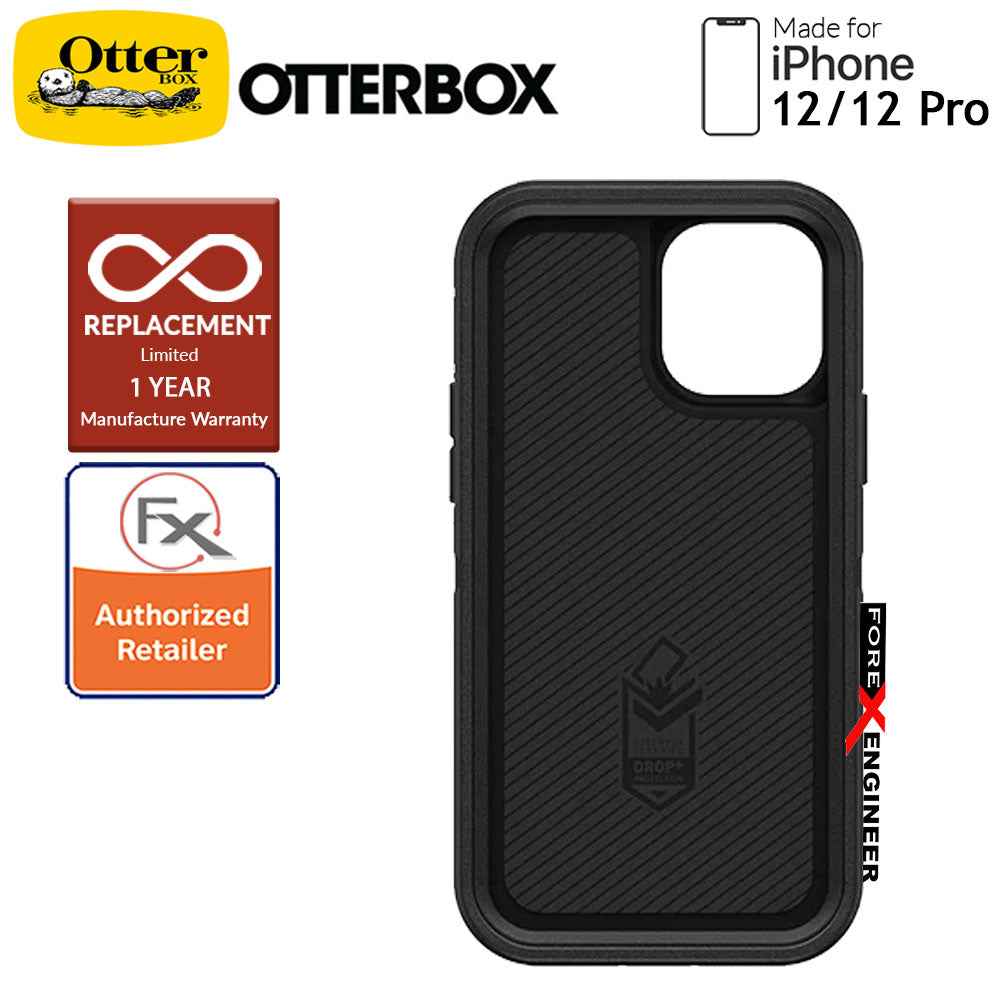 Otterbox Defender for iPhone 12 - 12 Pro 5G 6.1" - Black (Barcode : 840104215685 )