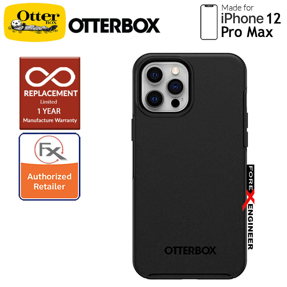 Otterbox Symmetry Plus with MagSafe iPhone 12 Pro Max 5G 6.7" - Black Color (Barcode: 840104226612 )