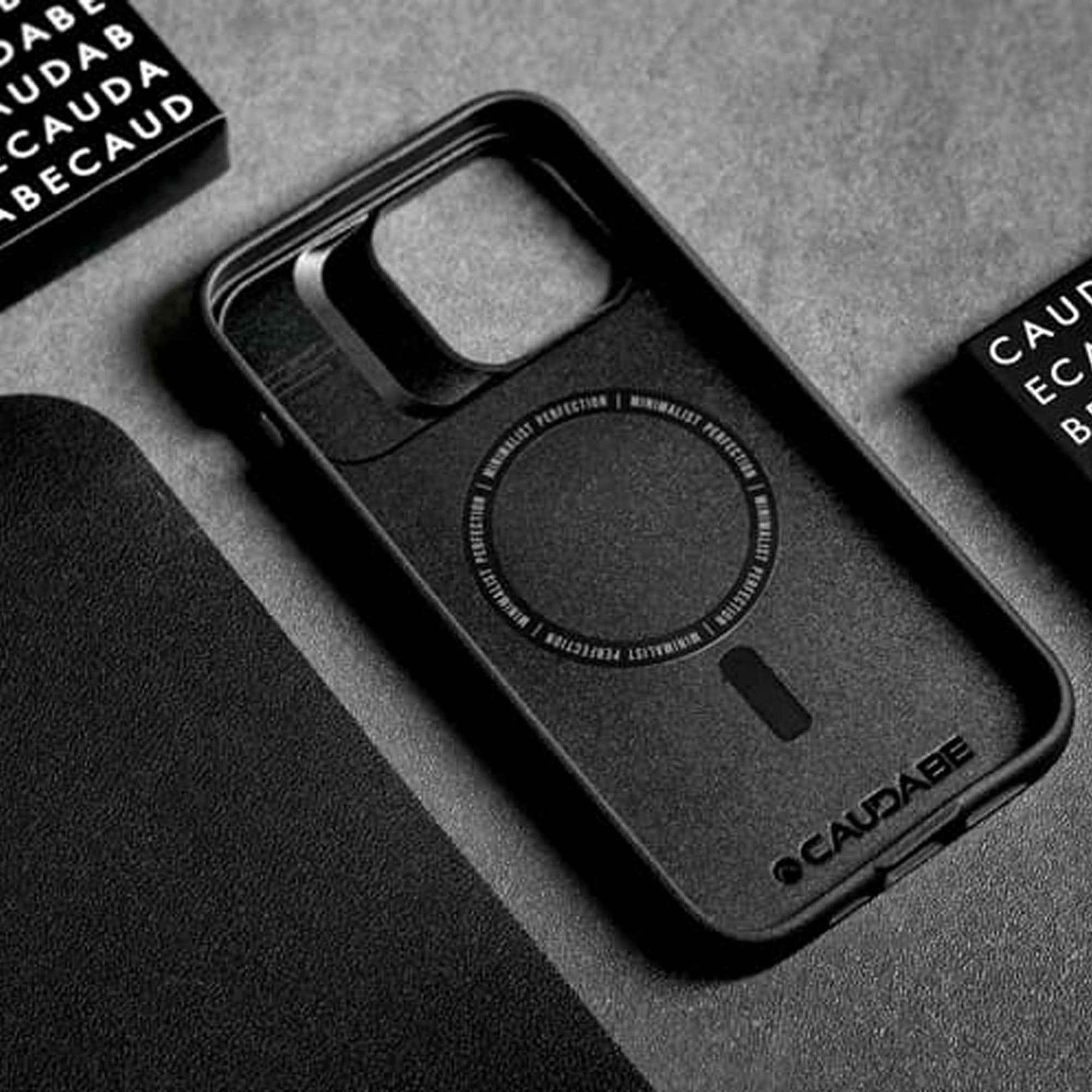 Caudabe Synthesis for iPhone 14 Pro Max - Magsafe Compatible - Black
