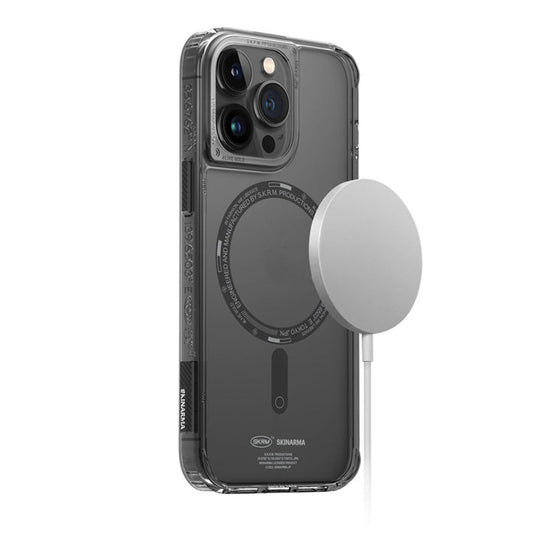 SKINARMA Saido Mag-Charge for iPhone 14 Plus - Compatible with Magsafe - Smoke (Barcode: 8886461241969 ) - Forexengineer -Malaysia- 8886461241969