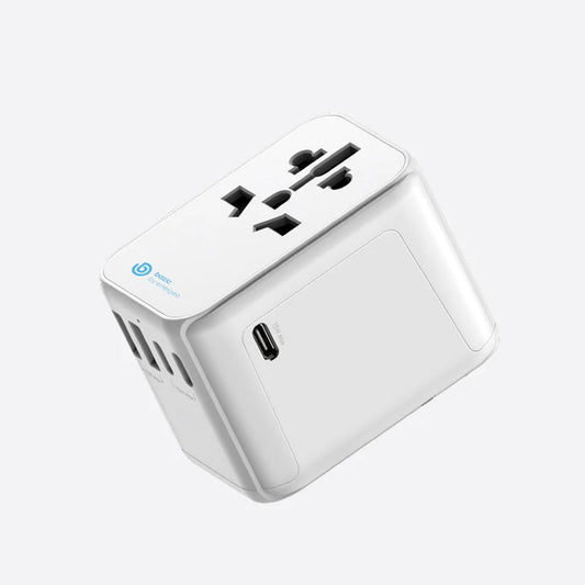 Energea GoPort Travel Adapter - 28W, 2 USB-A , 3 USB-C - Carry case included (Barcode : 6957879461682 ) - Forexengineer -Malaysia- 6957879461682