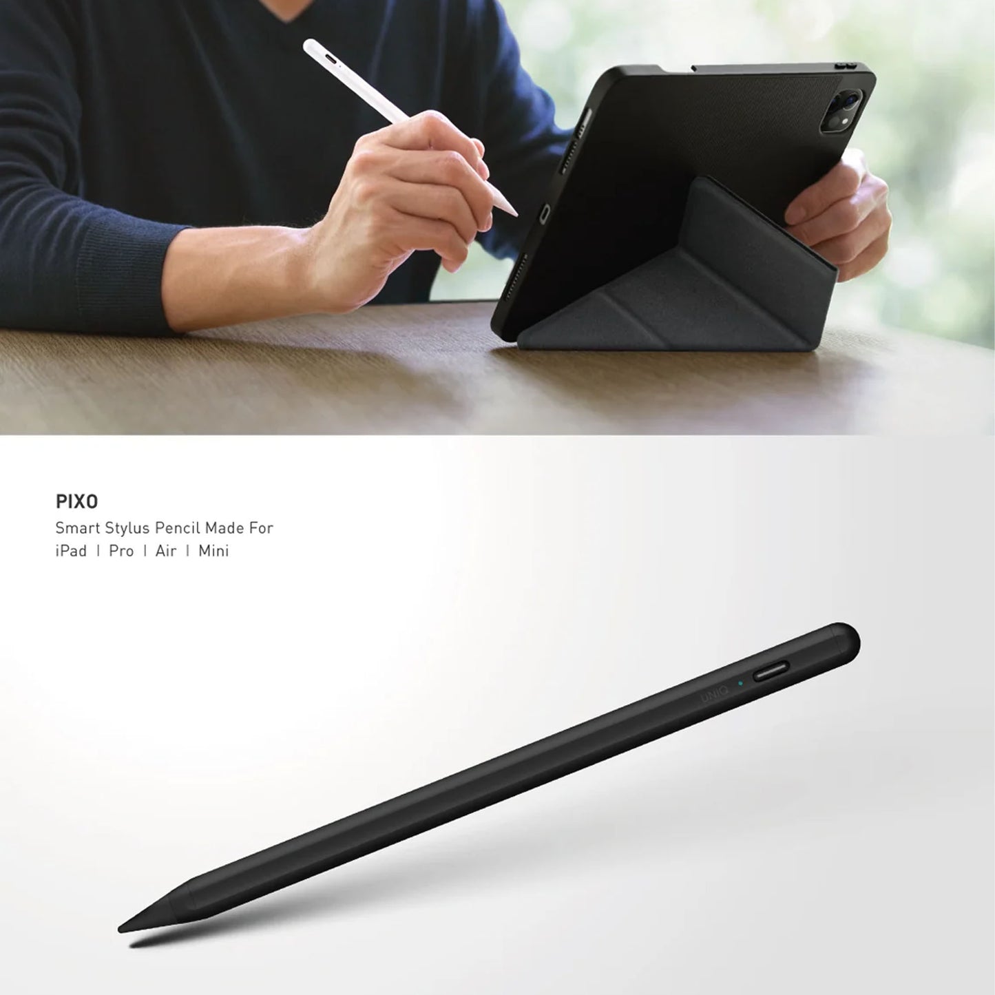 Uniq Pixo Magnetic Stylus Pencil for iPad Pro - Air - Mini - Same like Apple Pencil (Barcode : 8886463676486) - Forexengineer -Malaysia- 8886463676486