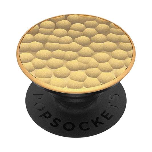 PopSockets PopGrip LUXE Swappable - Hammered Metal Gold