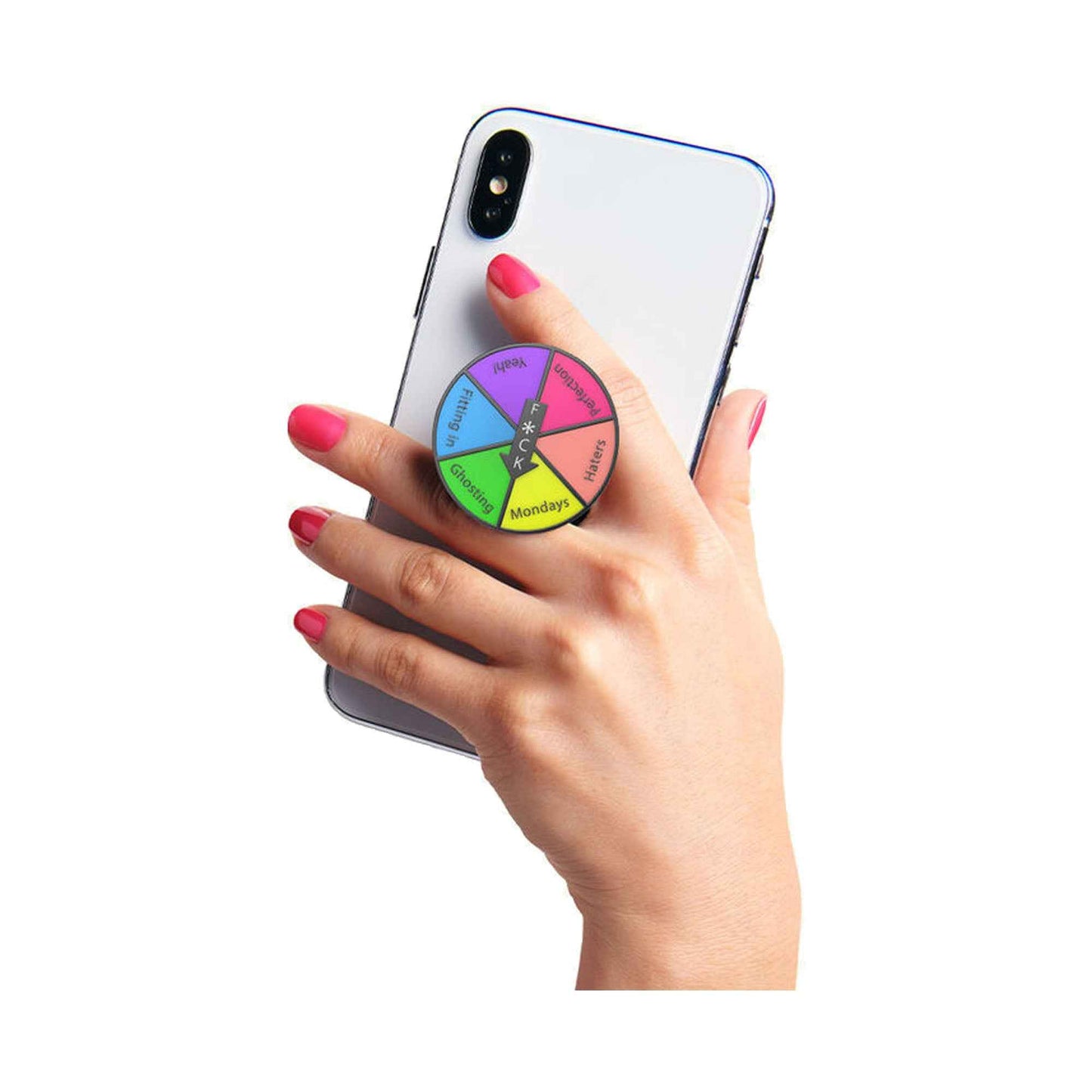 PopSockets PopGrip Luxe Swappable - Enamel Spinner Sass (Barcode : 840173717035 )