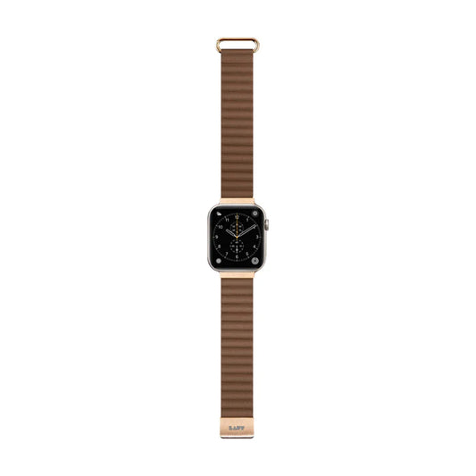 Laut Novi Luxe Watch Strap for Apple Watch 41mm - 40mm - 38mm ( Series 8 - SE - 7 - 6 - 5 - 4 - 3 - 2 ) - Sepia Brown ( Barcode: 4895206933841 ) - Forexengineer -Malaysia- 4895206933841