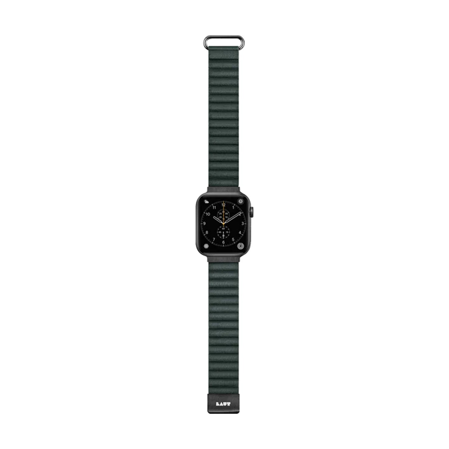 Laut Novi Luxe Watch Strap for Apple Watch ALL Ultra & 42/44/45/49MM - Pine Green ( Barcode: 4895206933896 ) - Forexengineer -Malaysia- 4895206933896