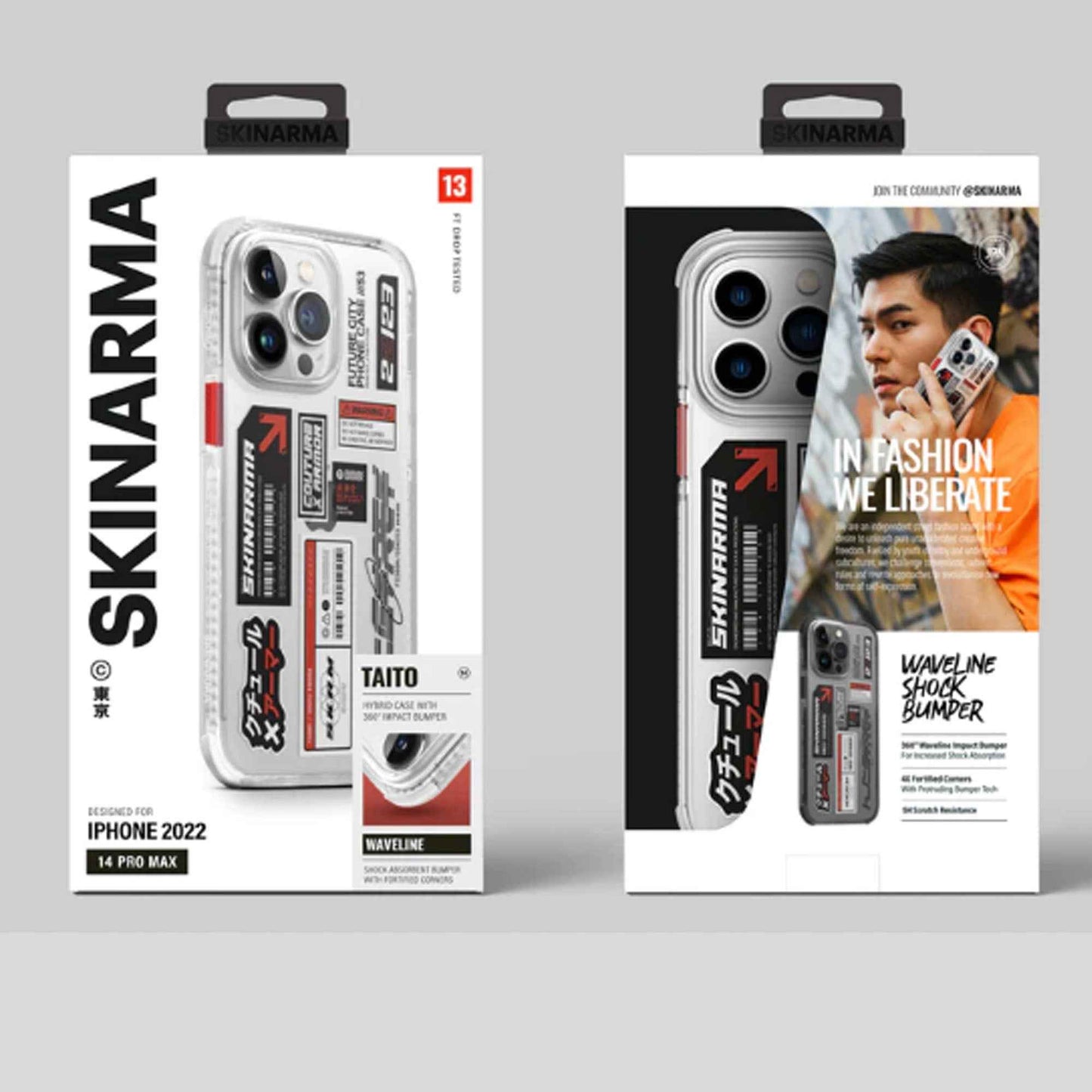 SKINARMA Taito for iPhone 14 Pro Max - Clear (Barcode: 8886461242355 )