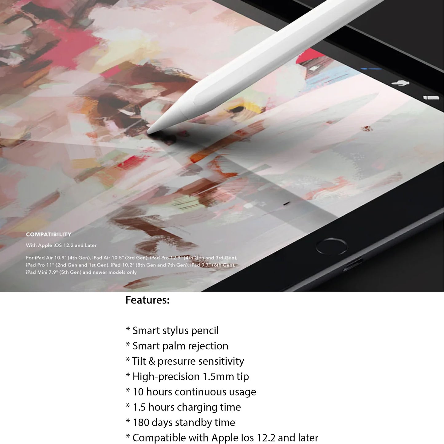 Uniq Pixo Magnetic Stylus Pencil for iPad Pro - Air - Mini - Same like Apple Pencil (Barcode : 8886463676486) - Forexengineer -Malaysia- 8886463676486