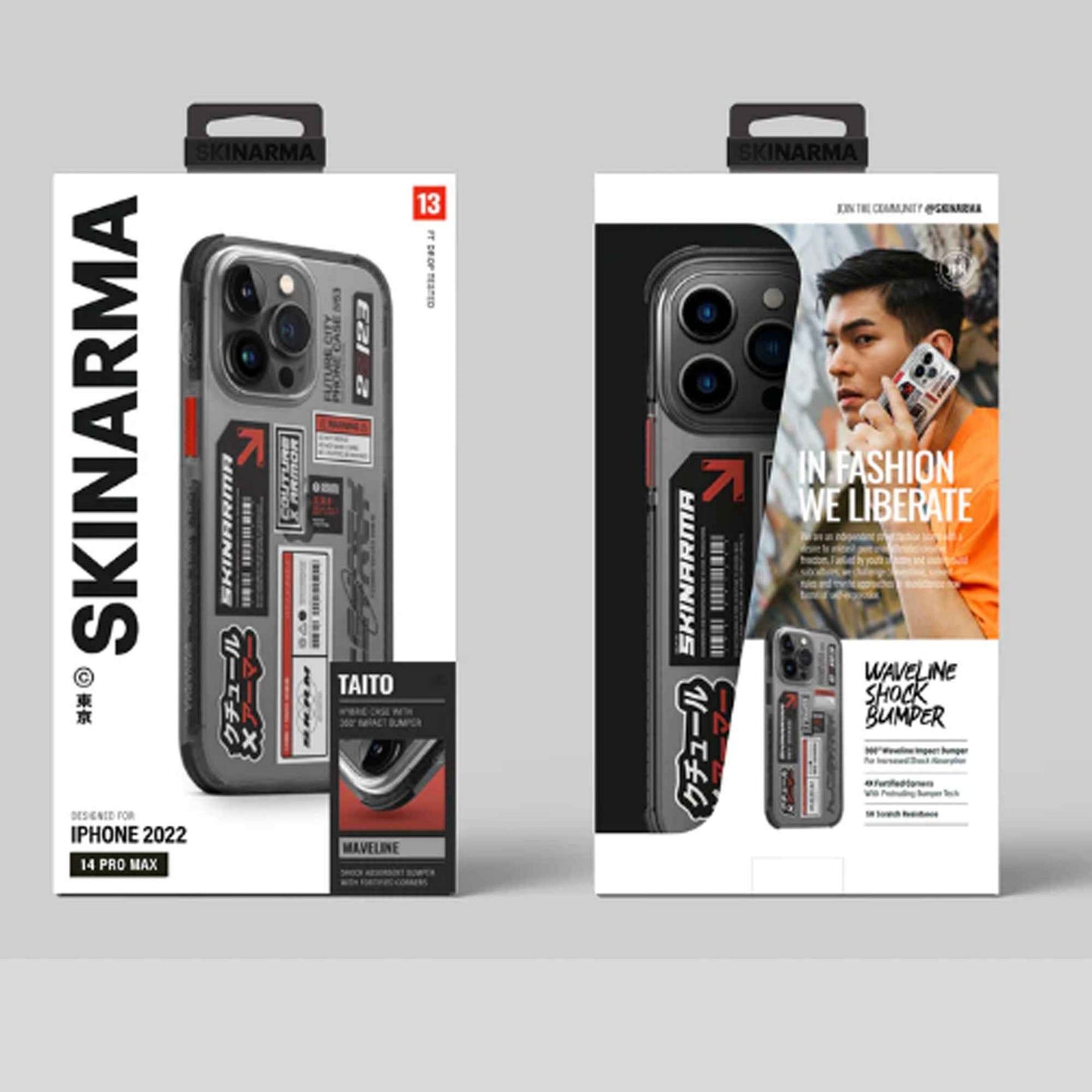 SKINARMA Taito for iPhone 14 Pro - Smoke (Barcode: 8886461242348 )