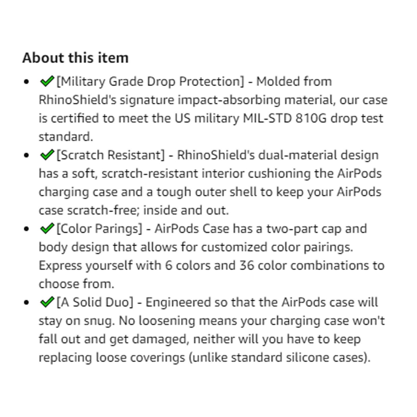 Rhinoshield Airpods Pro 2 Case - MIL-STD 810G with Carabiner - Transparent ( Barcode: 4711203609766 )