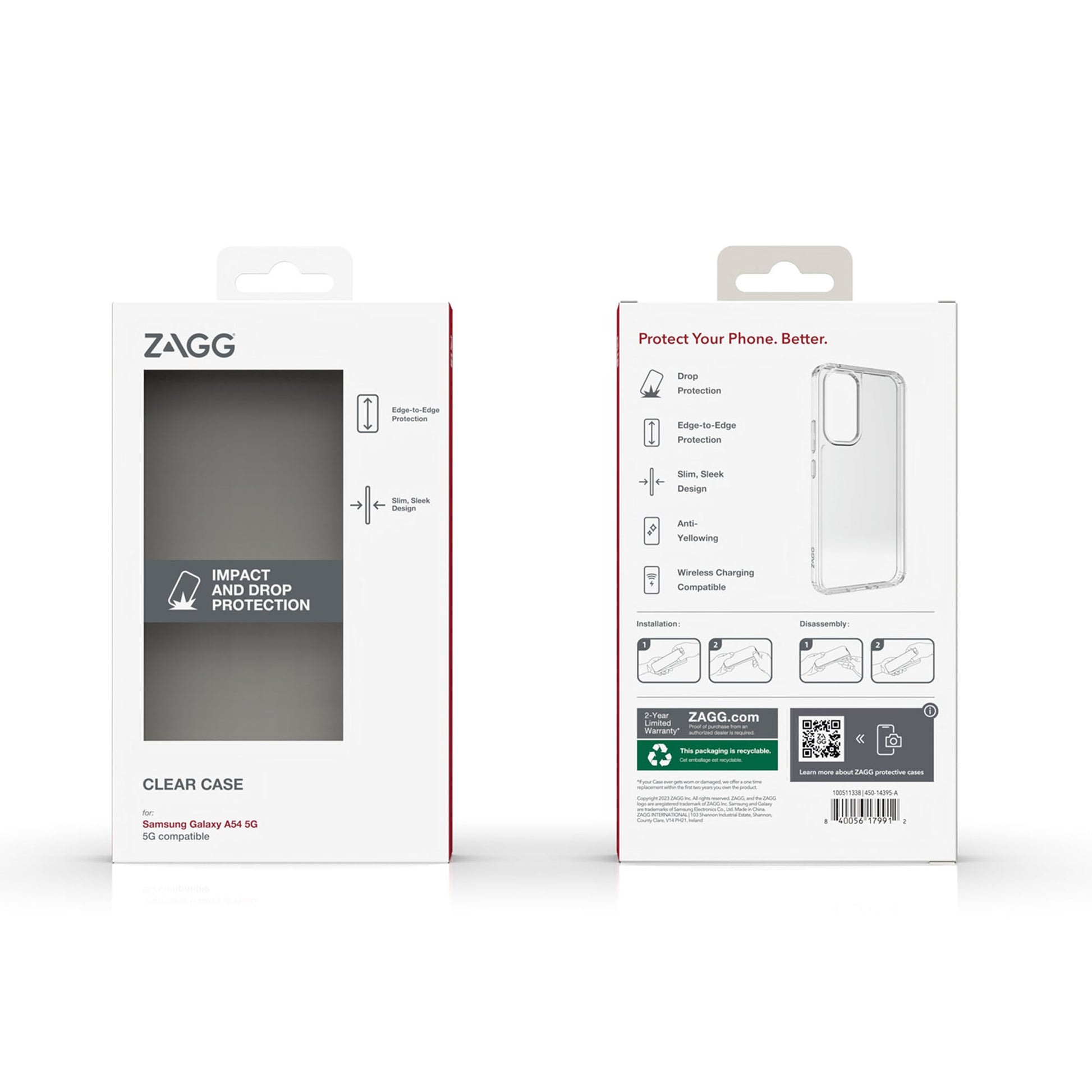 ZAGG Clear Case for Samsung Galaxy A54 - Forexengineer -Malaysia- 840056179912