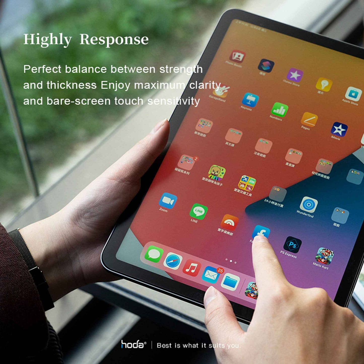 Hoda Tempered Glass for iPad A16 11th Gen ( 2025 ) / iPad 10.9” 10th Gen ( 2022 ) - Ultra Clear 0.3mm Screen Protector (Barcode : 4711103547922 ) - Forexengineer -Malaysia- 4711103547922