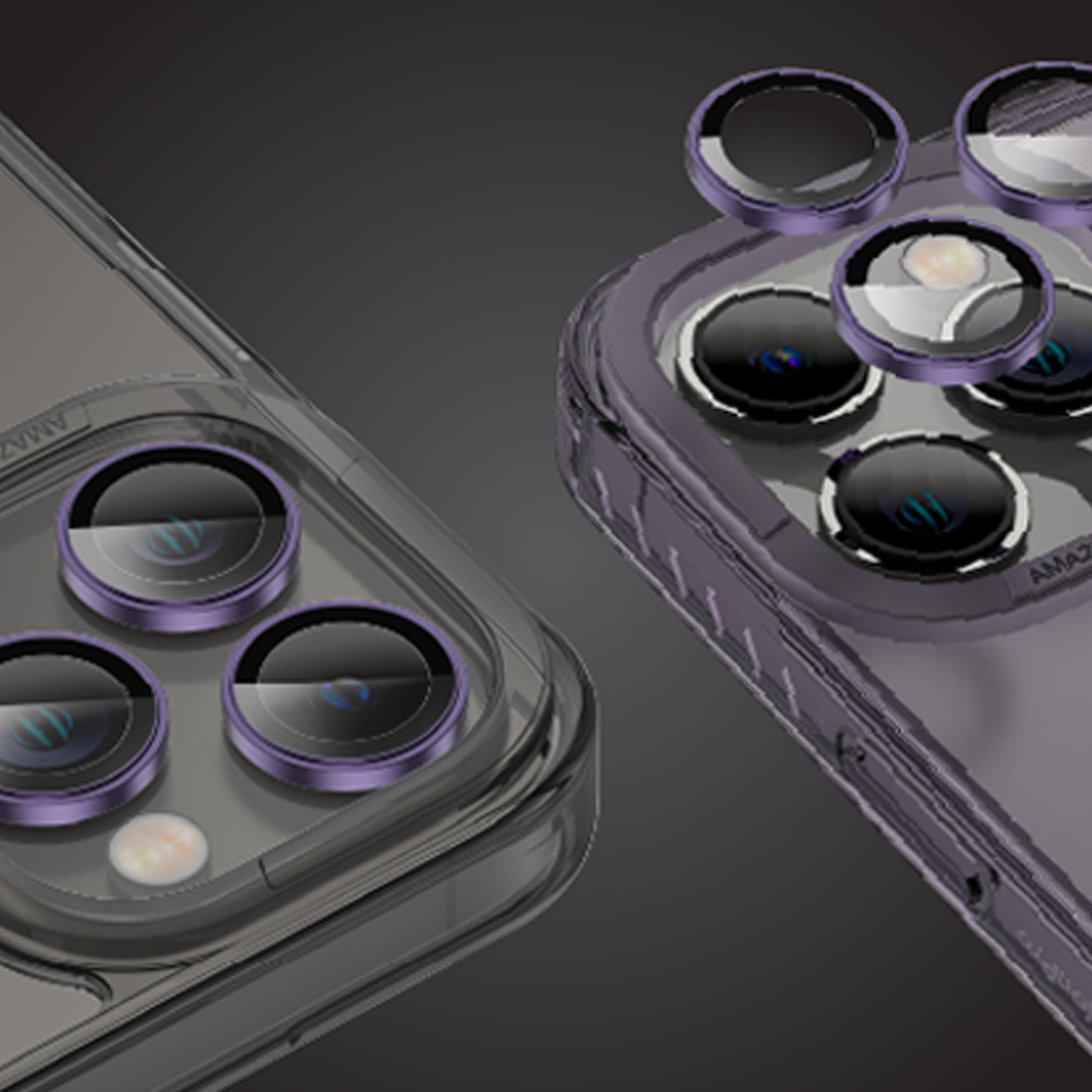 Amazingthing Lens Protector for iPhone 14 Pro - 14 Pro Max - Symphony Purple (Barcode: 4892878076111 ) - Forexengineer -Malaysia- 4892878076111