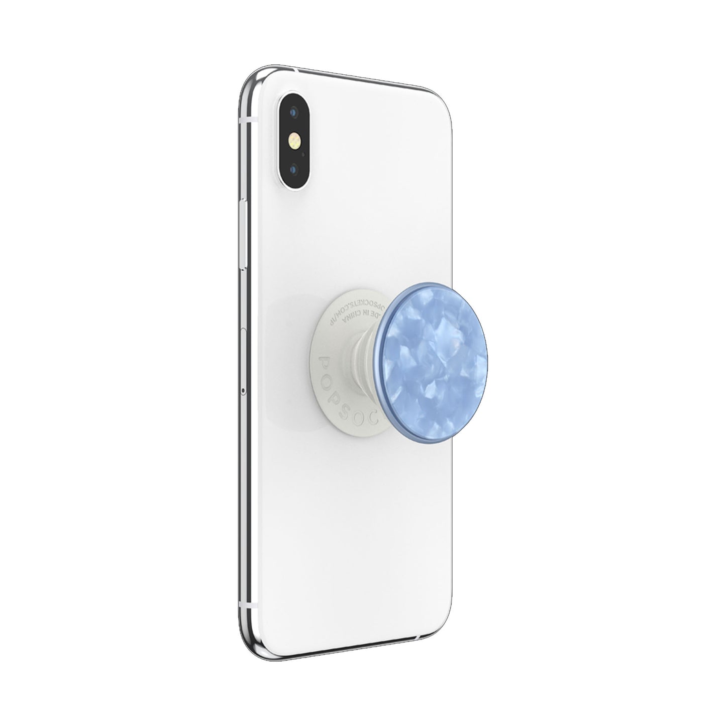 PopSockets PopGrip LUXE Swappable - Acetate Powder Blue - Forexengineer -Malaysia- 842978166810