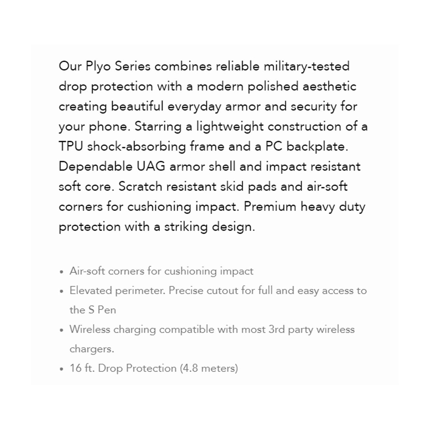 UAG Plyo for Samsung S23 Ultra - Ash (Barcode: 840283907388 )