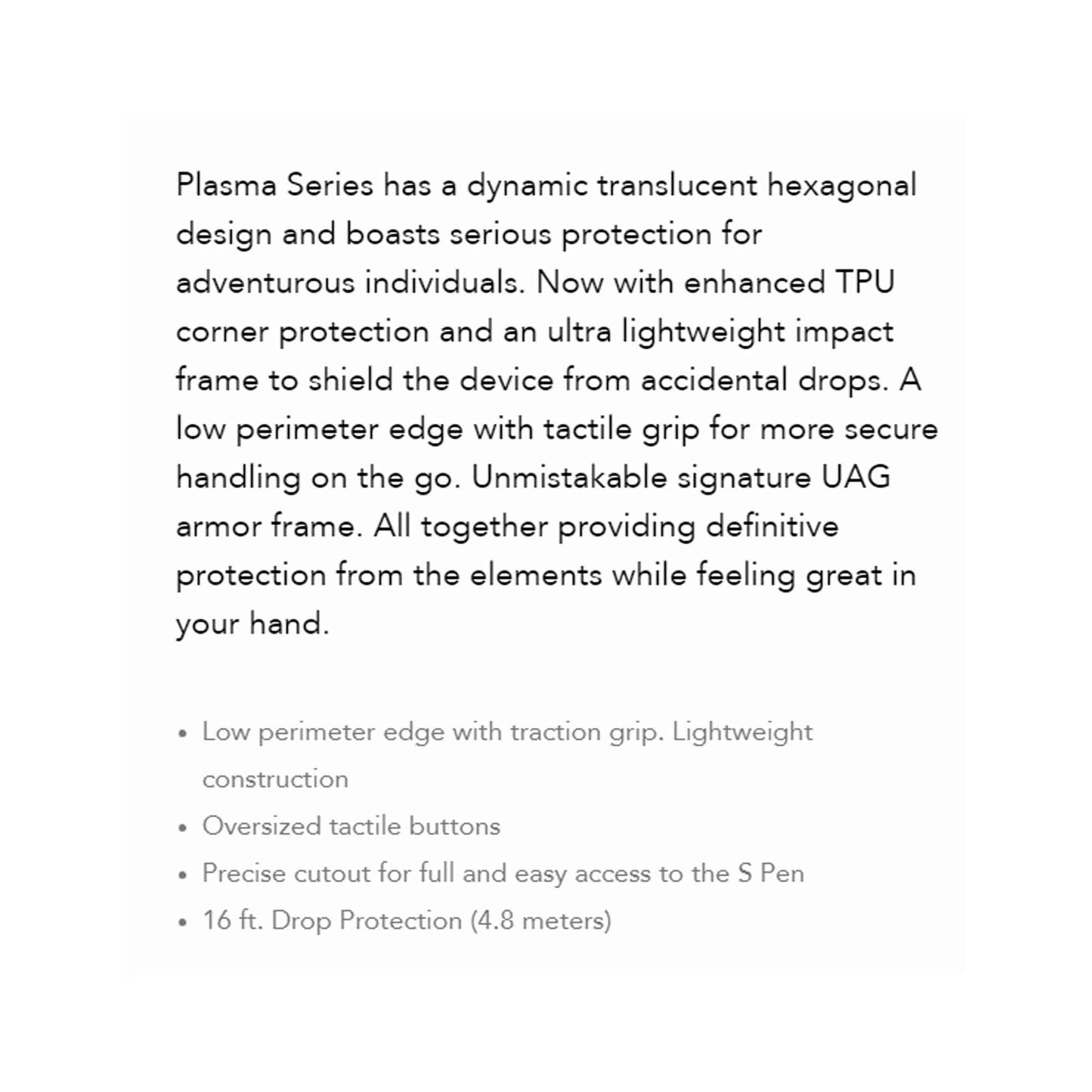 UAG Plasma for Samsung S23 Ultra - Ash (Barcode: 840283907197 )