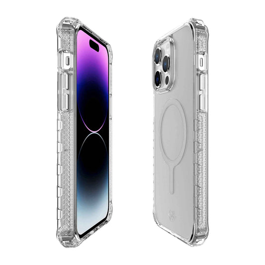 ITSKINS Supreme -- R Clear for iPhone 14 Plus - Magsafe Compatible - Clear White Print ( Barcode: 4894465437879 )