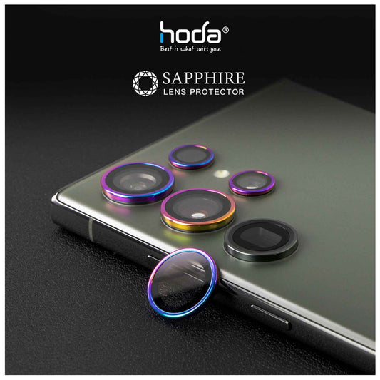 Hoda Sapphire Lens Protector for Samsung S23 Ultra (5 pcs lens) - Titanium (Barcode: 4711103547878 )
