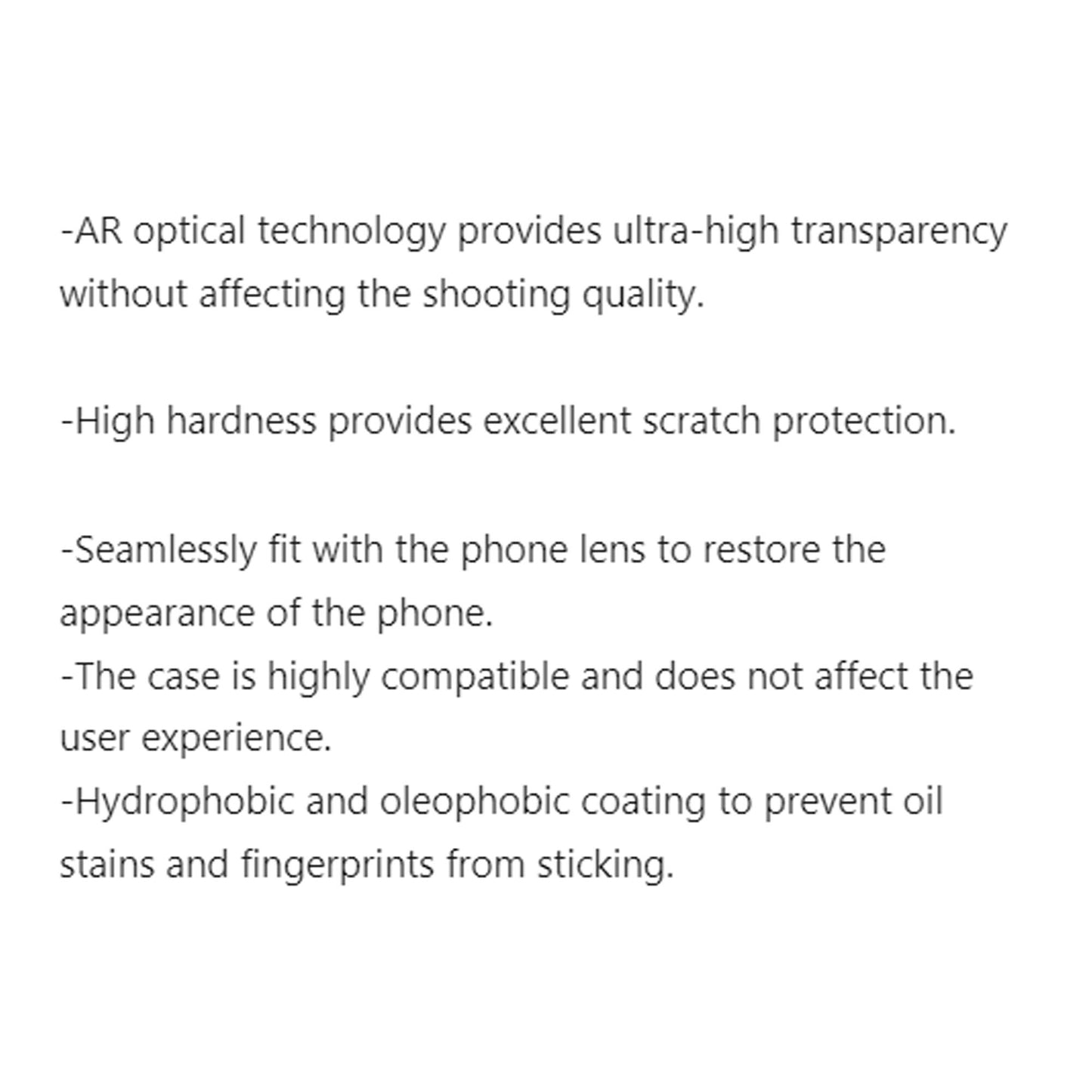 AMAZINGTHING 3D AR Impact Resistant Lens Protector for Samsung Galaxy S23 Ultra - Clear (Barcode: 4892878078269 ) - Forexengineer -Malaysia- 4892878078269