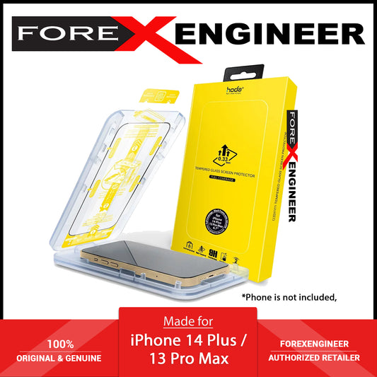 Hoda Tempered Glass Screen Protector for iPhone 14 Plus - 13 Pro Max (Dust Free Helper Included) 0.33mm Full Coverage - Clear ( Barcode: 4711103545447 )