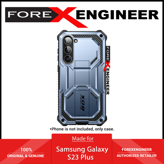 i-Blason Armorbox Case for Samsung Galaxy S23+ - S23 Plus ( With 2 Set Build-in Screen Protector ) - Metallic Blue