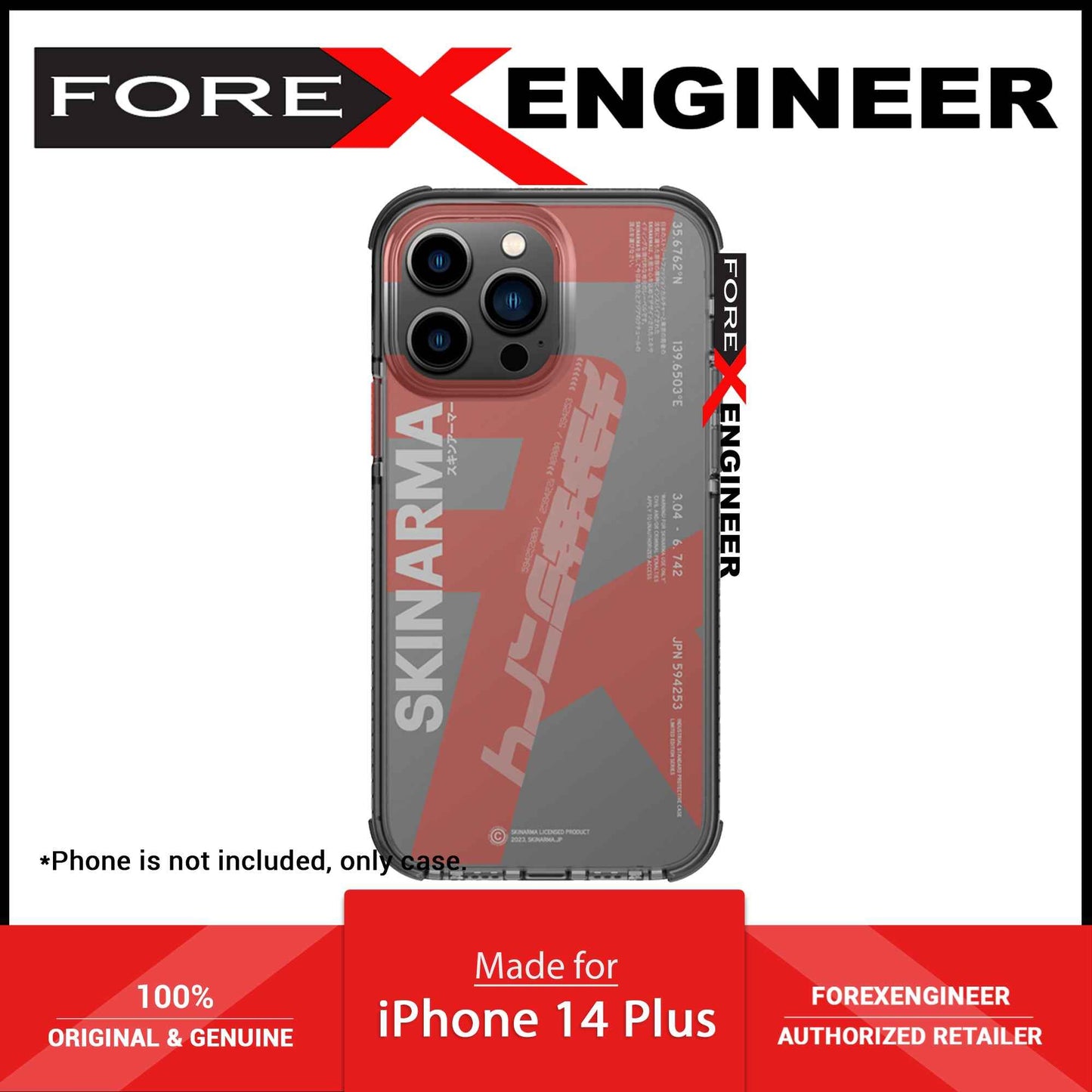 SKINARMA Raku for iPhone 14 Plus - Orange ( Barcode: 8886461242553 )