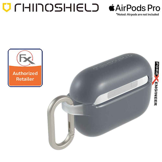 Rhinoshield AirPods Pro Case - MIL-STD 810G with Carabiner ( Charcoal Gray ) ( Barcode : 4710562417753 )