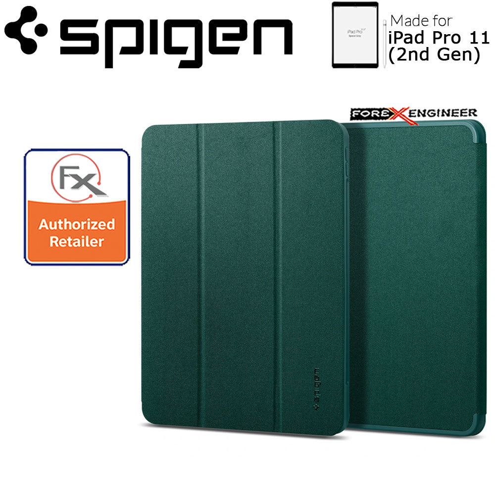 Spigen Case Urban Fit for iPad Pro 11 inch ( 2020 ) 2nd Gen - Military Green ( Barcode : 8809685629931 )