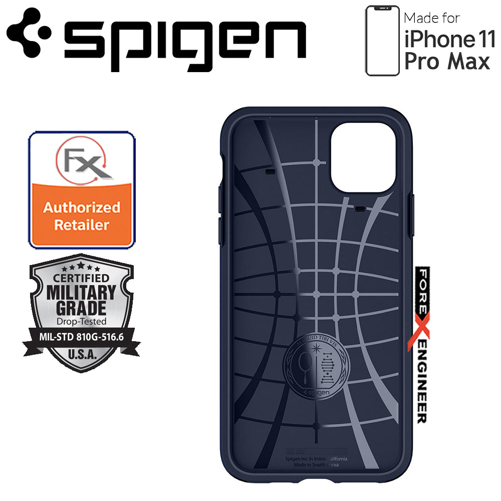 Spigen Hybrid NX for iPhone 11 Pro Max ( Navy Blue ) ( Barcode: 8809640258909 )