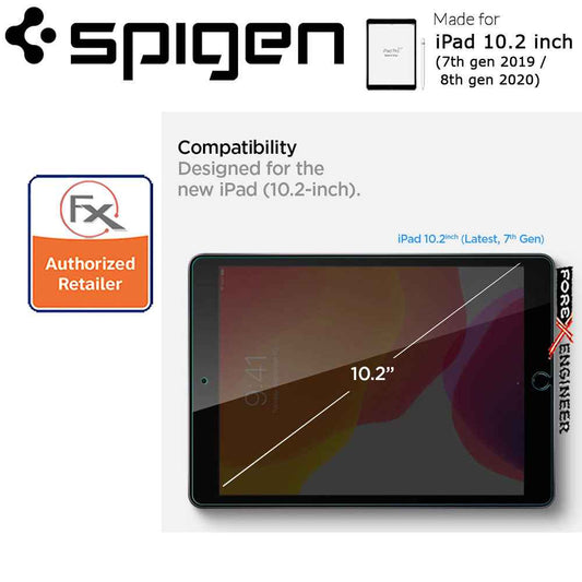 Spigen Premium Tempered Glass Screen Protector for iPad 10.2 inch ( 7th - 8th - 9th Gen ) ( 2019 - 2021 ) - Clear (Barcode : 8809685620549 )