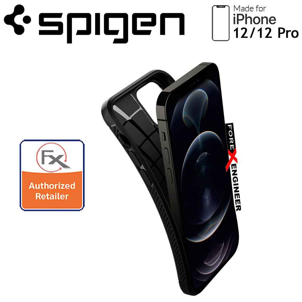 Spigen Rugged Armor for iPhone 12/ 12 Pro - Matte Black