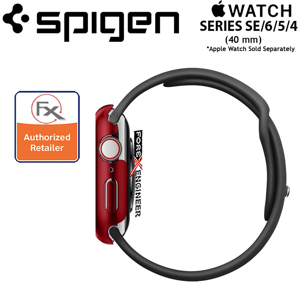 Spigen Thin Fit for Apple Watch 40mm for Series SE-6-5-4 - Metallic Red (Barcode: 8809710750050 )