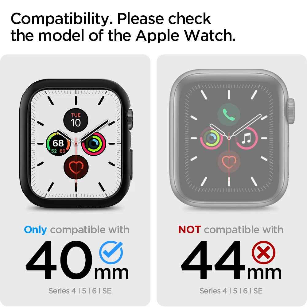 Spigen Thin Fit for Apple Watch 40mm for Series SE-6-5-4 - Metallic Red (Barcode: 8809710750050 )