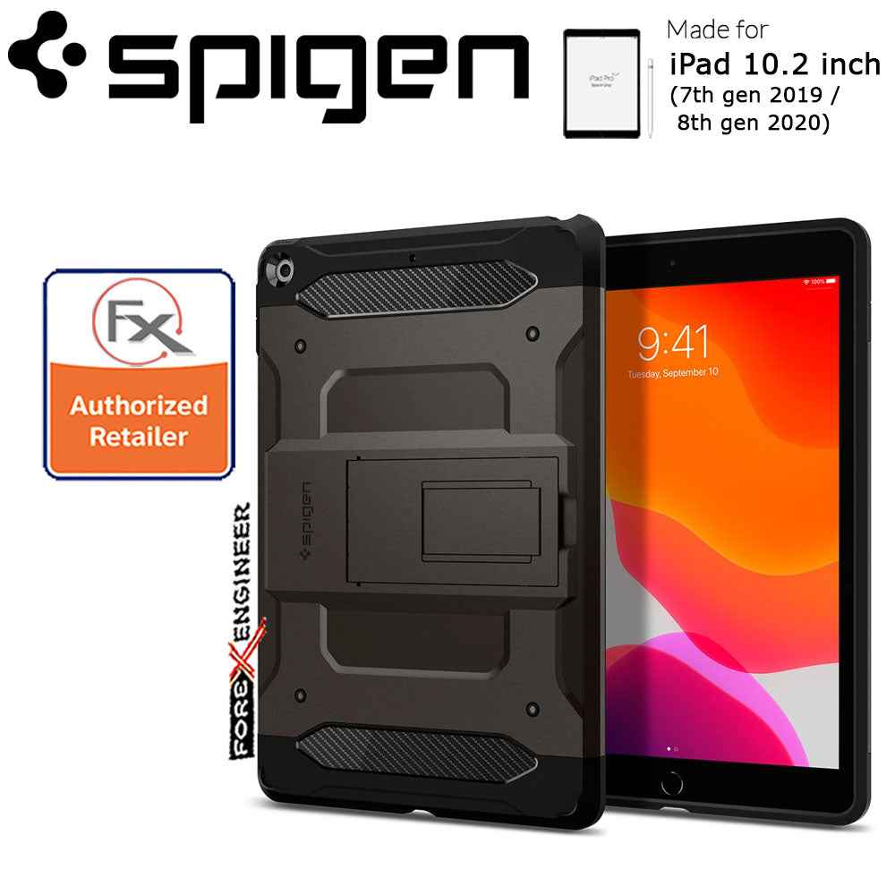 Spigen Tough Armor Tech for iPad 10.2 inch ( 7th - 8th - 9th Gen ) ( 2019 - 2021 ) - Gunmetal (Barcode : 8809685622512 )