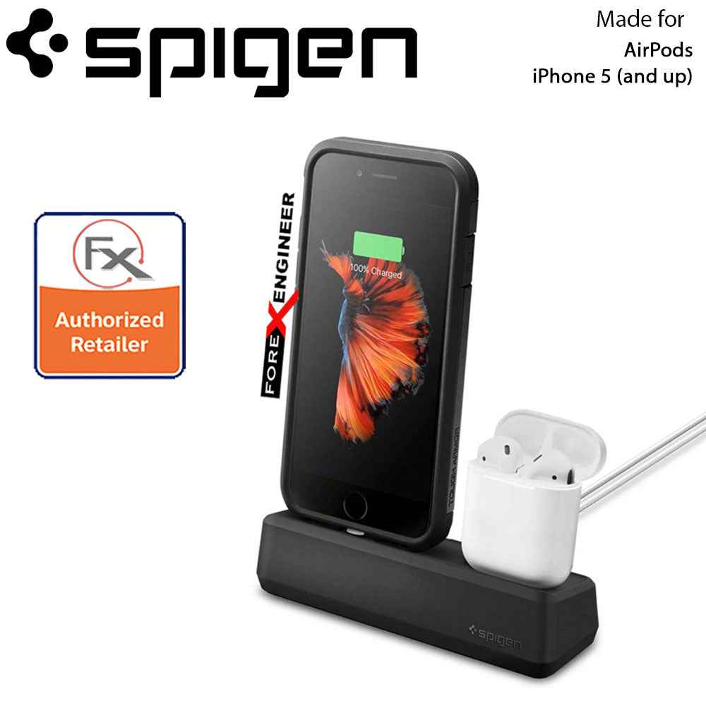 Spigen Universal Stand for iPhone and Airpods - Black (Barcode : 8809522194073 )