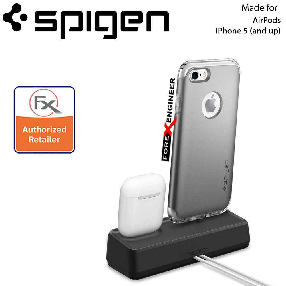 Spigen Universal Stand for iPhone and Airpods - Black (Barcode : 8809522194073 )