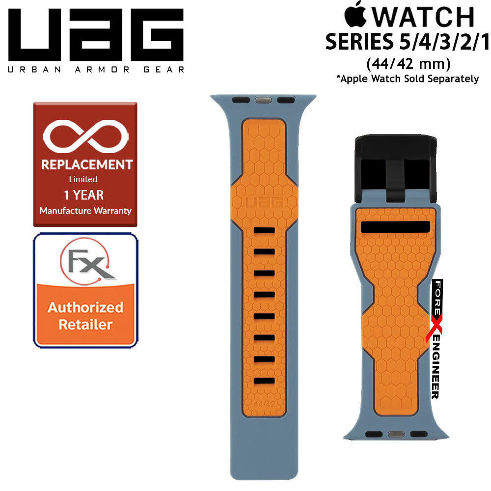 UAG Civilian Strap for Apple Watch Series 7 - SE - 6 - 5 - 4 - 3 - 2 - 1 ( 45mm - 42mm - 44mm ) - Slate Orange ( Barcode : 812451034912 )