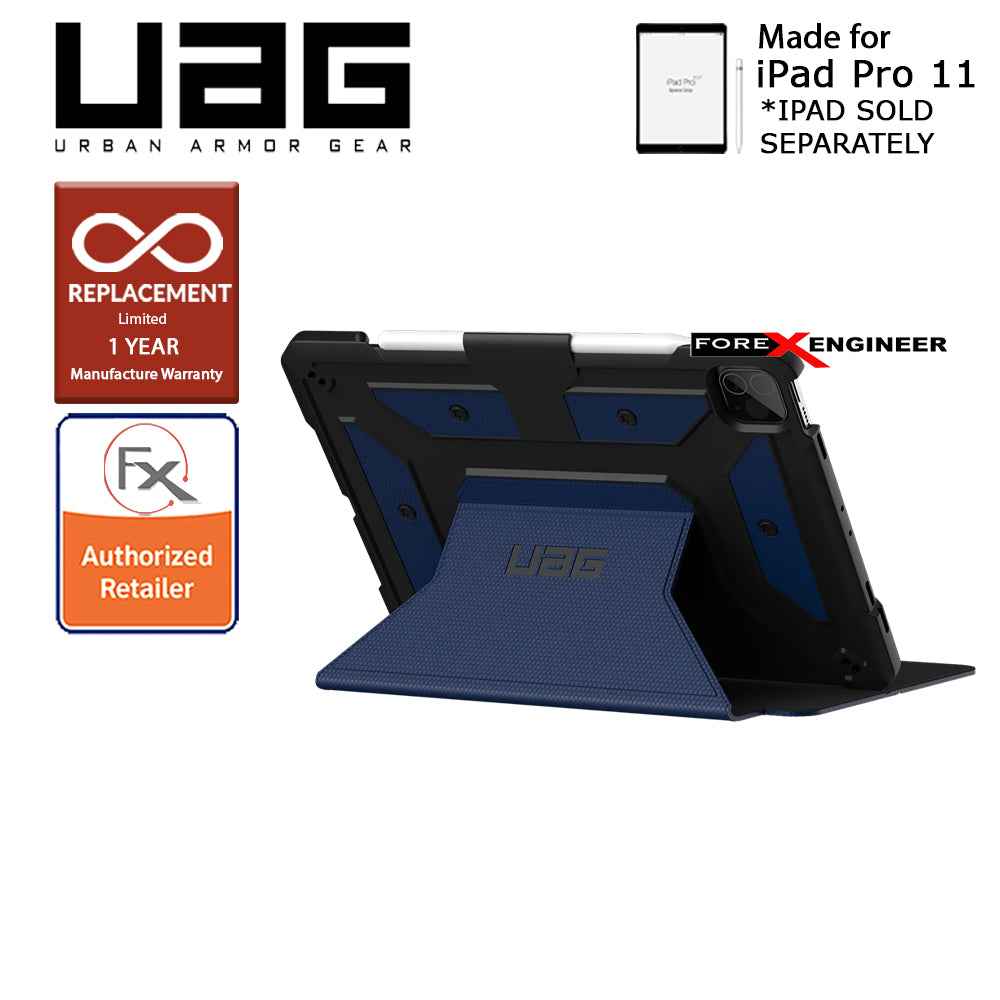 UAG Metropolis for iPad Pro 11" ( 3rd - 2nd - 1st Gen ) ( 2022 - 2018 ) - iPad Air 10.9" ( 5th - 4th Gen ) ( 2022 - 2020 ) - Cobalt (Barcode: 810070361075 )
