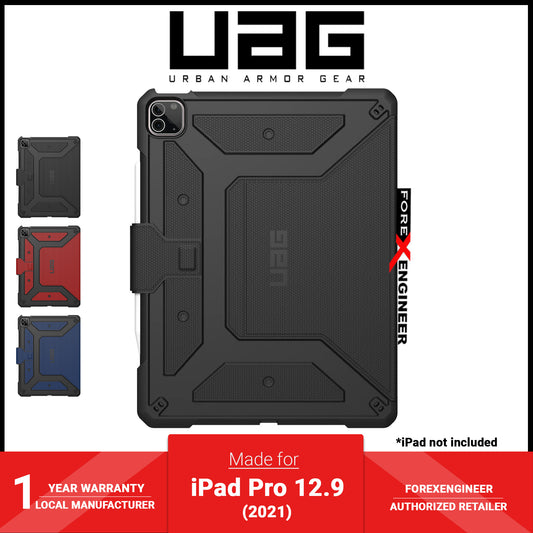 [RACKV2_CLEARANCE] UAG Metropolis for iPad Pro 12.9 ( 5th Gen - 2021 ) Case - Black (Barcode : 810070360160 )