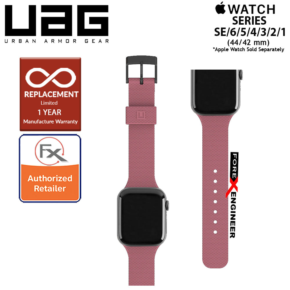 UAG Silicone Strap for Apple Watch Series 7 - SE - 6 - 5 - 4 - 3 - 2 - 1 ( 45mm - 42mm - 44mm ) - Dusty Rose (Barcode : 812451036329 )