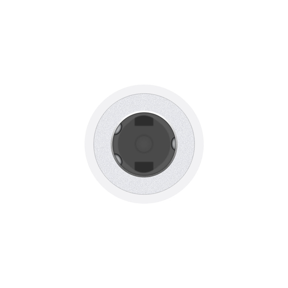 Genuine Apple Lightning to 3.5 mm Headphone Jack Adapter - white, working well for PUBG player